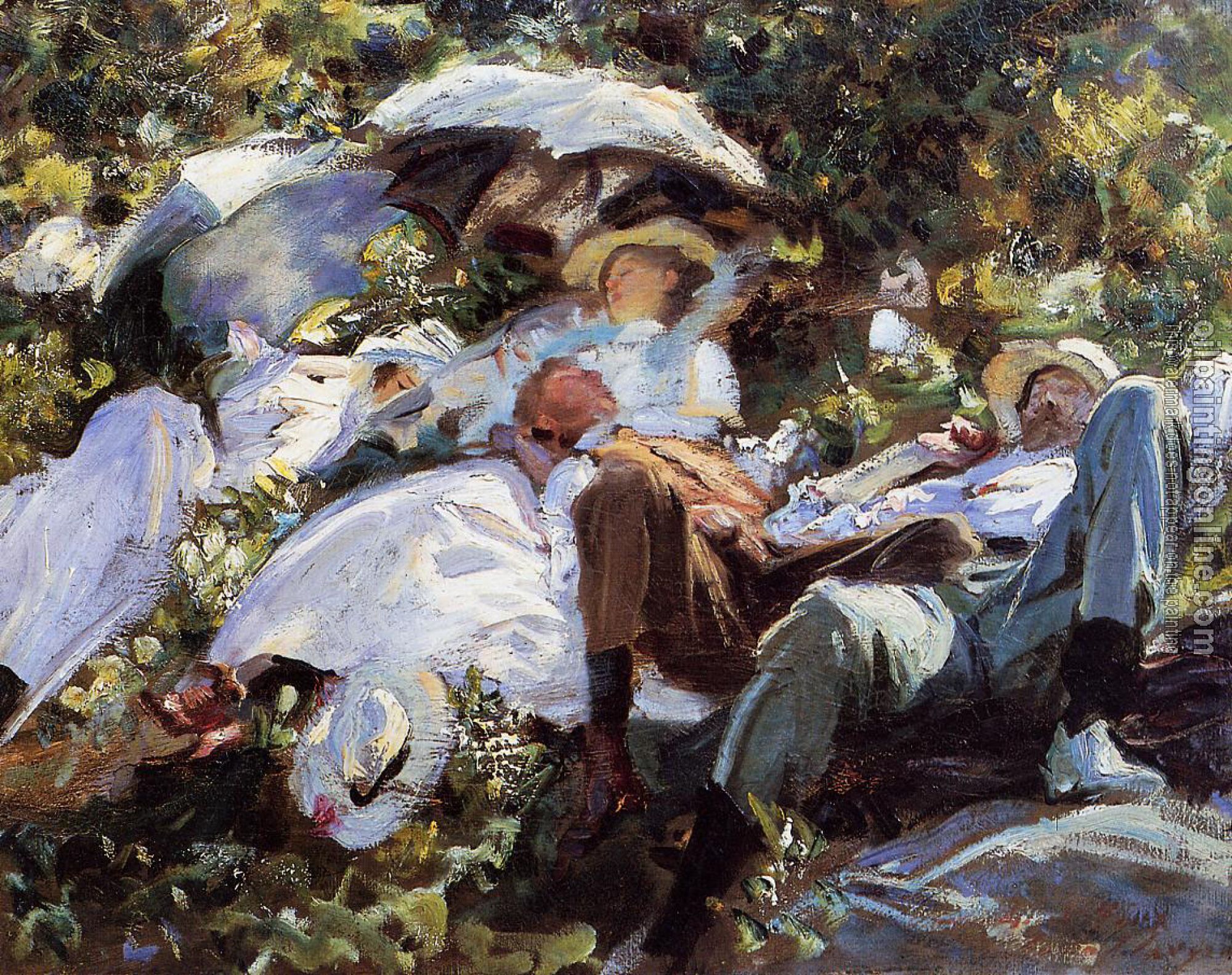 Sargent, John Singer - Group with Parasols